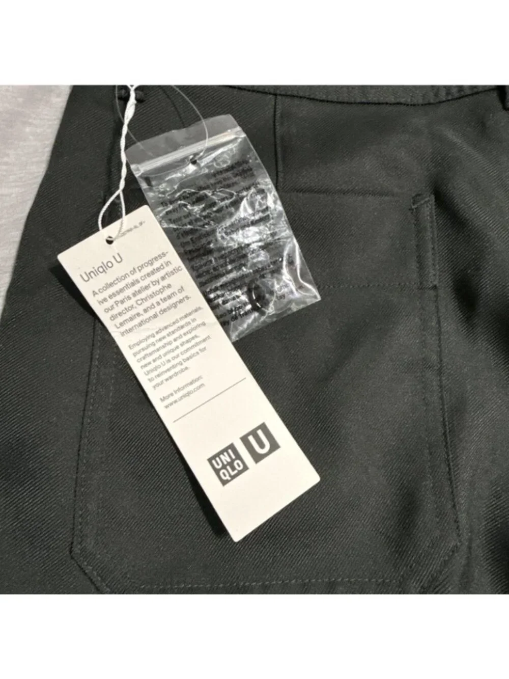 NWT - Uniqlo Women Dark Gray Twill Wide Pants Size 6 RN139864